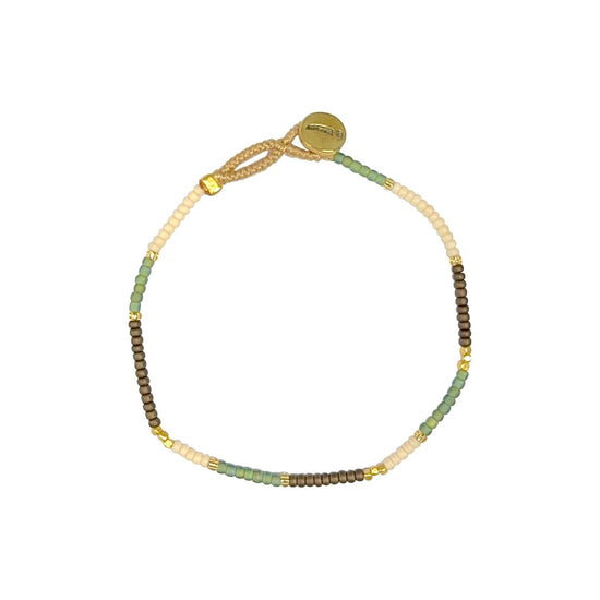 GQ - Lulu Mix Antique Beige (01) Armbånd Ibu Jewels