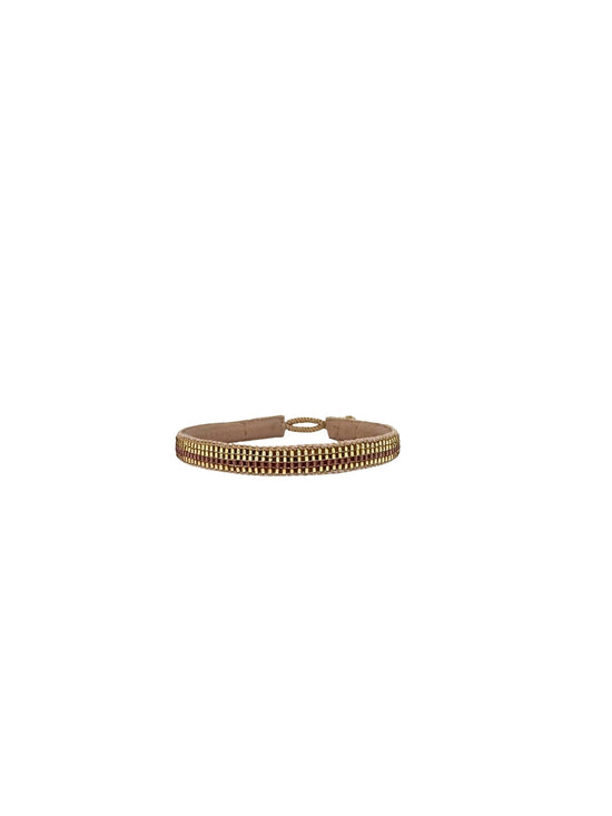 GF - Gold Stripe Bronze (06) Armbånd Ibu Jewels