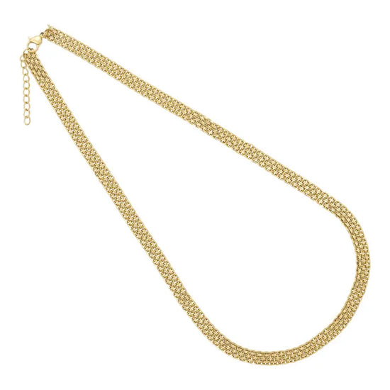 Murstens halskæde i forgyldt stål - Vandfast - Blicher Fuglsang