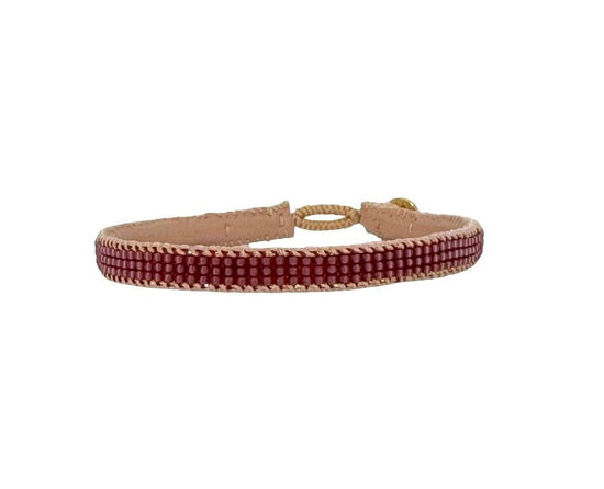 ID - Armbånd Pasha Maroon (04) - Ibu Jewels