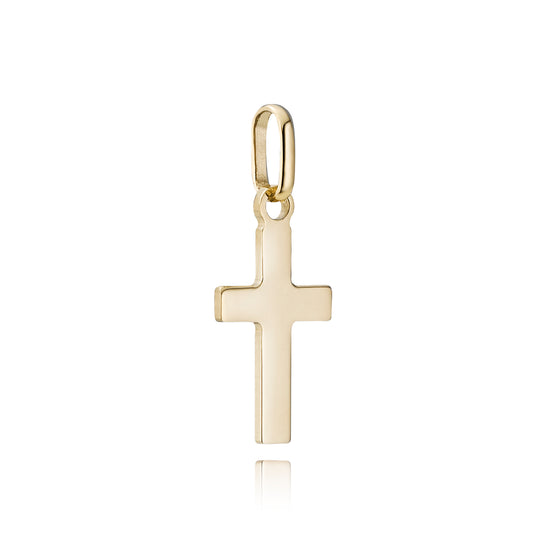 8k vedhæng kors 15x12 mm