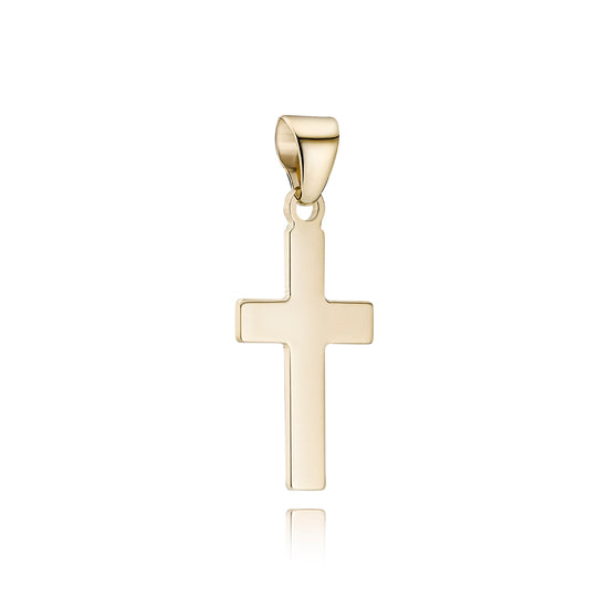8k vedhæng kors 20x13 mm