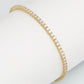 LG 18K Aligned Tennis armbånd Lab-grown DEF/VS Brillant cut