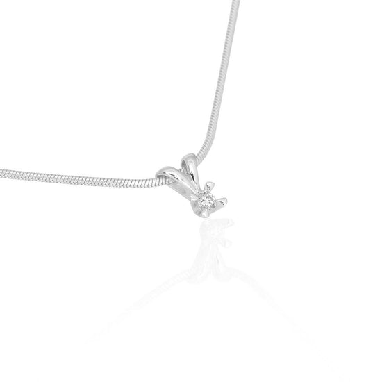 LG 8K Celebrate vedhæng 0,05ct F-G/SI hvidguld