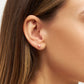 Love U earring forgyldt 1 pcs Burnt Coral LULU
