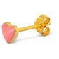 Love U earring forgyldt 1 pcs Burnt Coral LULU