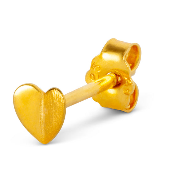Heart Wings earring forgyldt 1 stk. LULU