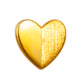 Heart Wings earring forgyldt 1 stk. LULU