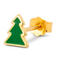 The Green Tree earring 1 pcs Gold Plated LULU Copenhagen
