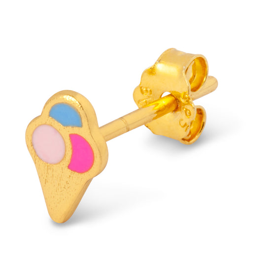 Ice cone earring forgyldt 1 pcs LULU