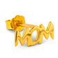 Word Mom 1 pcs earring forgyldt Lulu