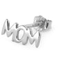 Word Mom earring sølv 1 pcs Lulu