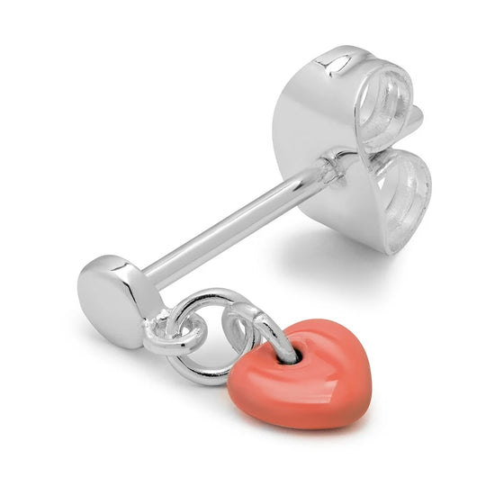 Love U Dangling single sølv - LULU Copenhagen