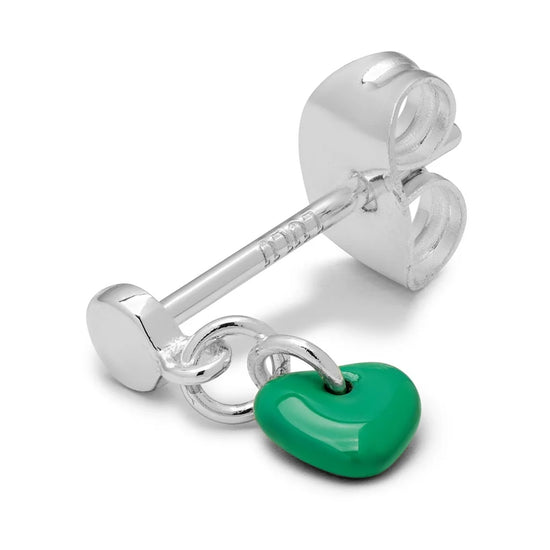 Love U Dangling single sølv - LULU Copenhagen