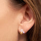 Bouquet Rose Quartz earring forgyldt 1 pcs LULU