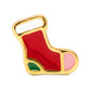 Christmas Sock earring 1 pcs Gold Plated LULU Copenhagen