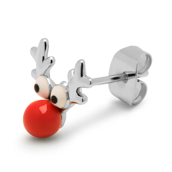 Rudolph earring 1 pcs Silver PlatedLULU Copenhagen