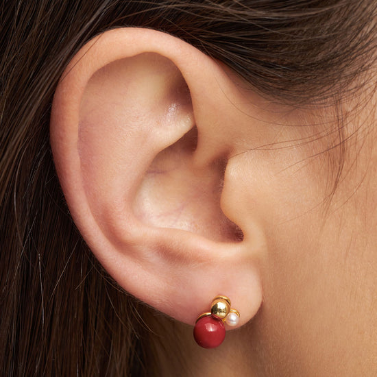 Bouquet The Classic earring 1 pcs forgyldt LULU