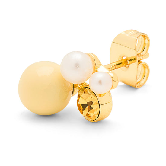 Bouquet Lemon earring 1 pcs forgyldt LULU