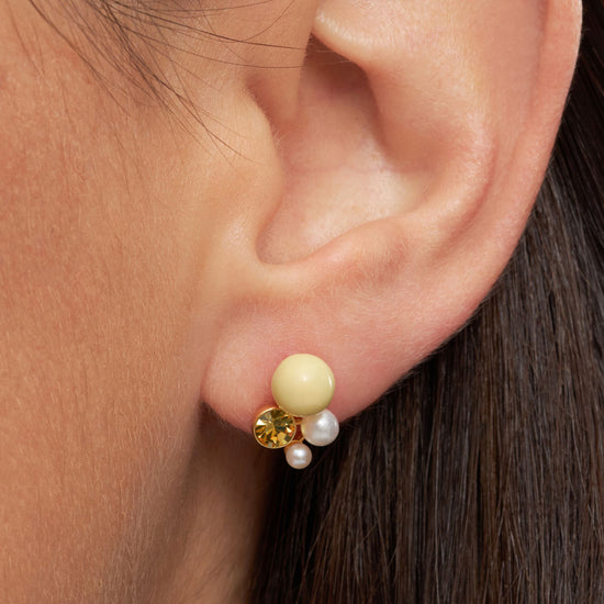 Bouquet Lemon earring 1 pcs forgyldt LULU