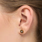 Flake earring 1 pcs Gold Plated LULU Copenhagen