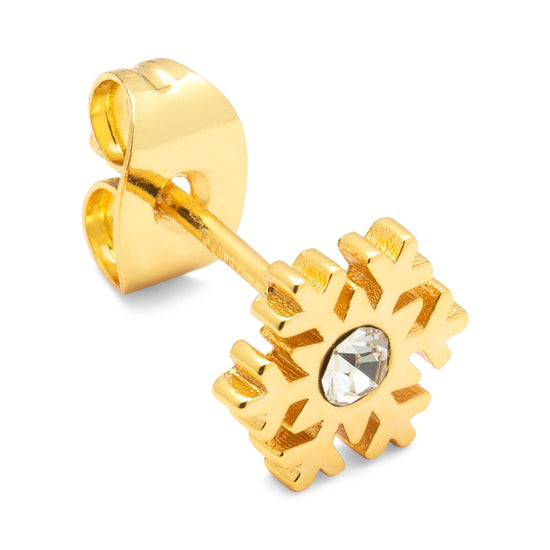 Flake earring 1 pcs Gold Plated LULU Copenhagen