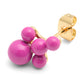 Single Bouquet Cloud Electric Fuchsia Pink ørering forgyldt messing LULU Copenhagen