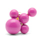 Single Bouquet Cloud Electric Fuchsia Pink ørering forgyldt messing LULU Copenhagen