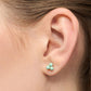 Trio earring 1 pcs - enamel Seasalt Green LULU Copenhagen