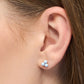 Trio earring 1 pcs - enamel Skyride Blue LULU Copenhagen