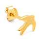 Swallow earring gold plated 1 pcs LULU Copenhagen
