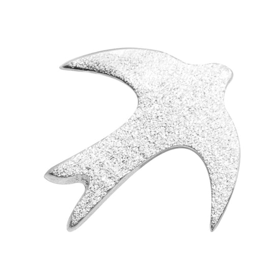 Swallow earring silver plated 1 pcs LULU Copenhagen