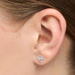Swallow earring silver plated 1 pcs LULU Copenhagen