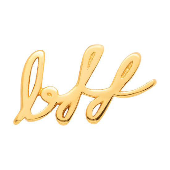 Single For My Bff ørering forgyldt sølv LULU Copenhagen