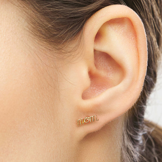 For My Mom earring goldplated 1 pcs LULU Copenhagen