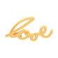 For My Love gold plated earring 1 pcs LULU Copenhagen