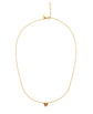 Leoni forgyldt Halskæde Maanesten