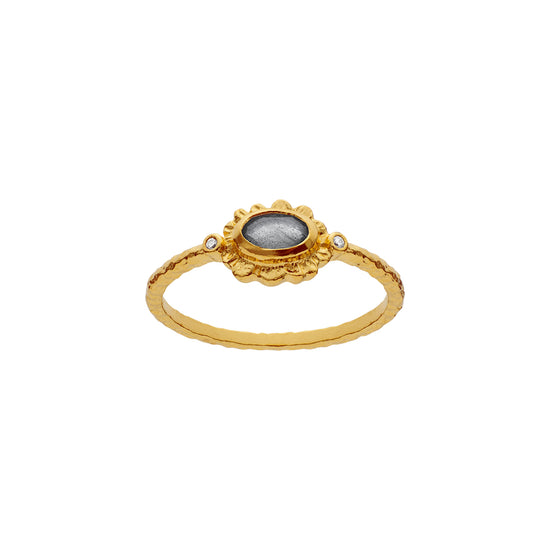 Lia forgyldt ring Maanesten