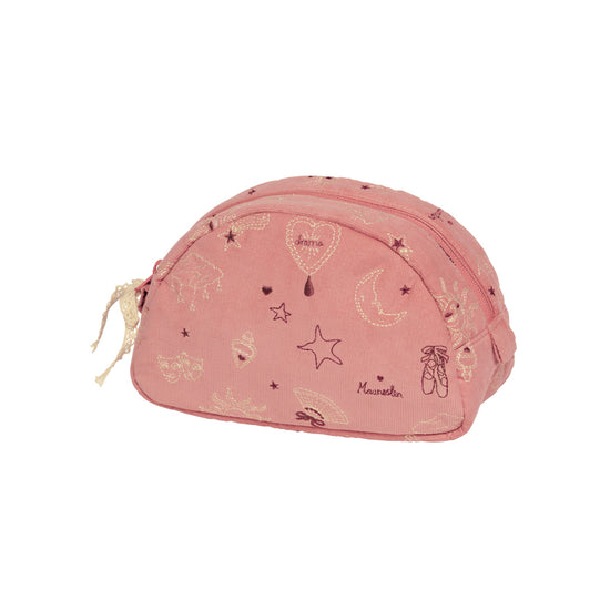 Makeup Bag Medium Pink Theatre Magic Maanesten