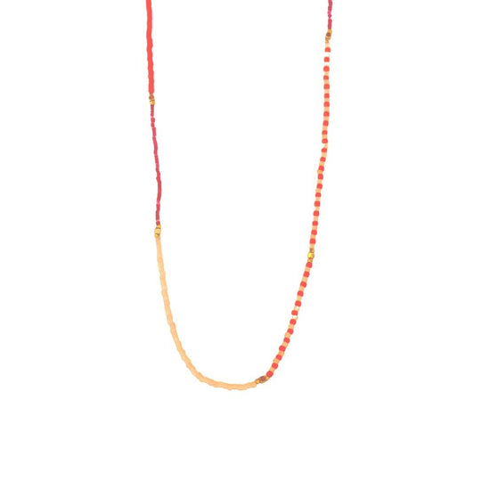 NHH - Halskæde Bumi Lang Orange (02) Ibu Jewels