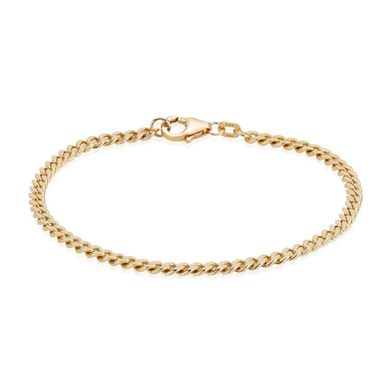 14K Panser facet 1,15mm guld
