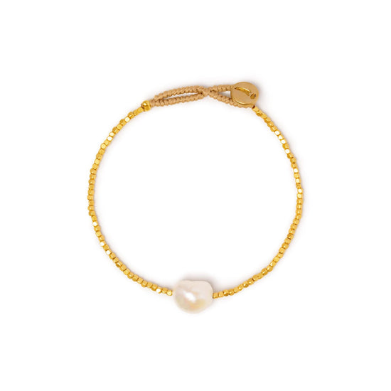 PE03 - Armbånd Joanie Queen Pearl - Ibu Jewels