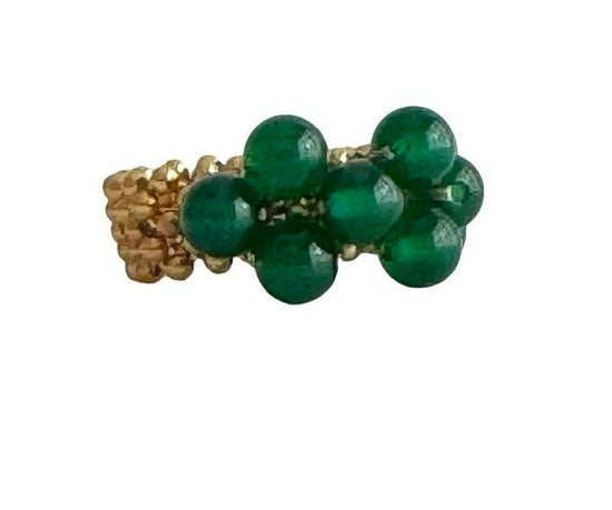 RQ - Ring Possy Grøn Jade (13) Ibu Jewels