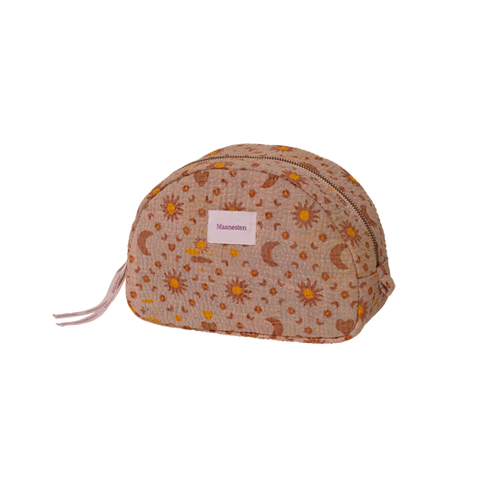 Makeup Bag Medium Rose Moon & Sun Maanesten