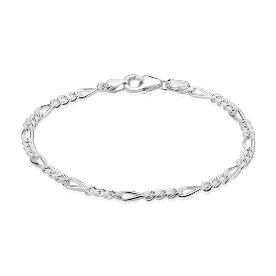 Figaro sølv 0,85mm 21cm armbånd