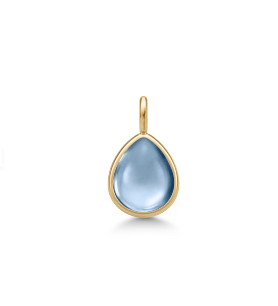 Paloma Vedhæng Ice Blue Crystal Forgyldt – Julie Sandlau