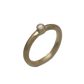 14K Charlotte ring rødguld 0,10ct sand overflade - Divine by Norup