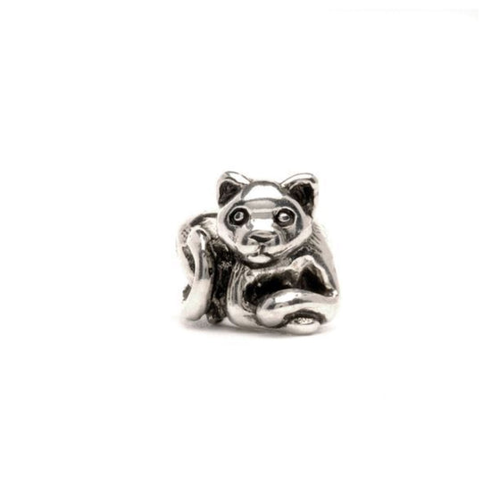 Kattekilling sølv kugle Trollbeads