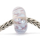 Blomsterblade hvid kugle - Trollbeads