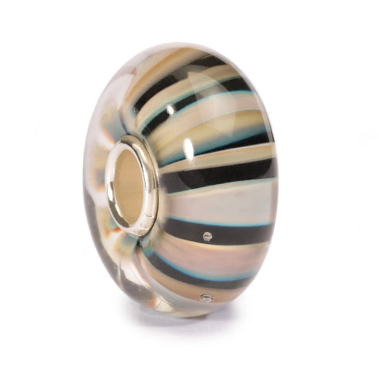 Khaki stribe kugle - Trollbeads